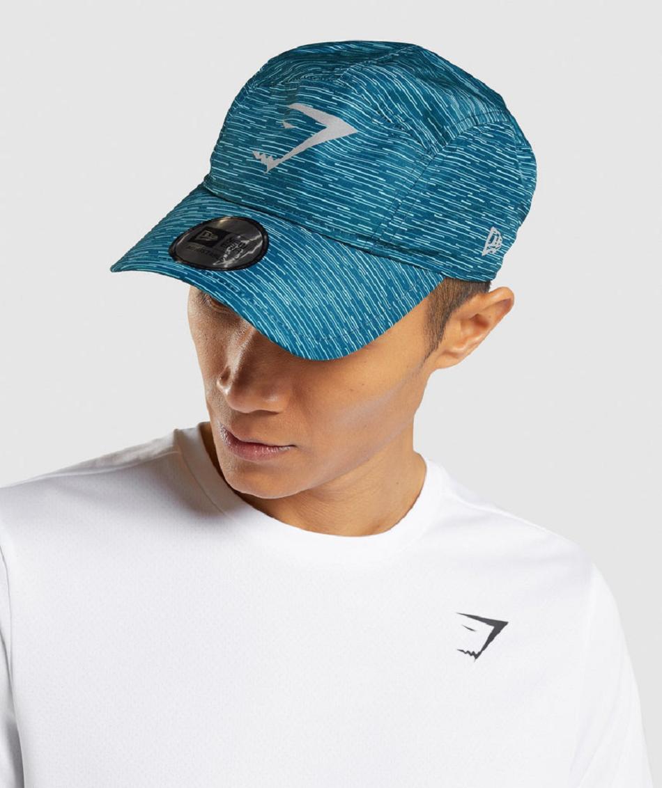 Gymshark New Era GS Tech Cap Accessories Šeširi Tirkizne | HR 2054BEX